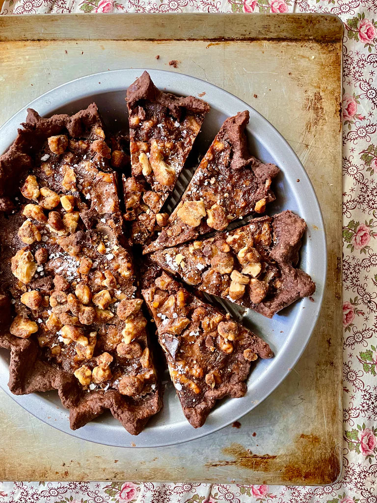 Walnut Maple Cocoa Pie