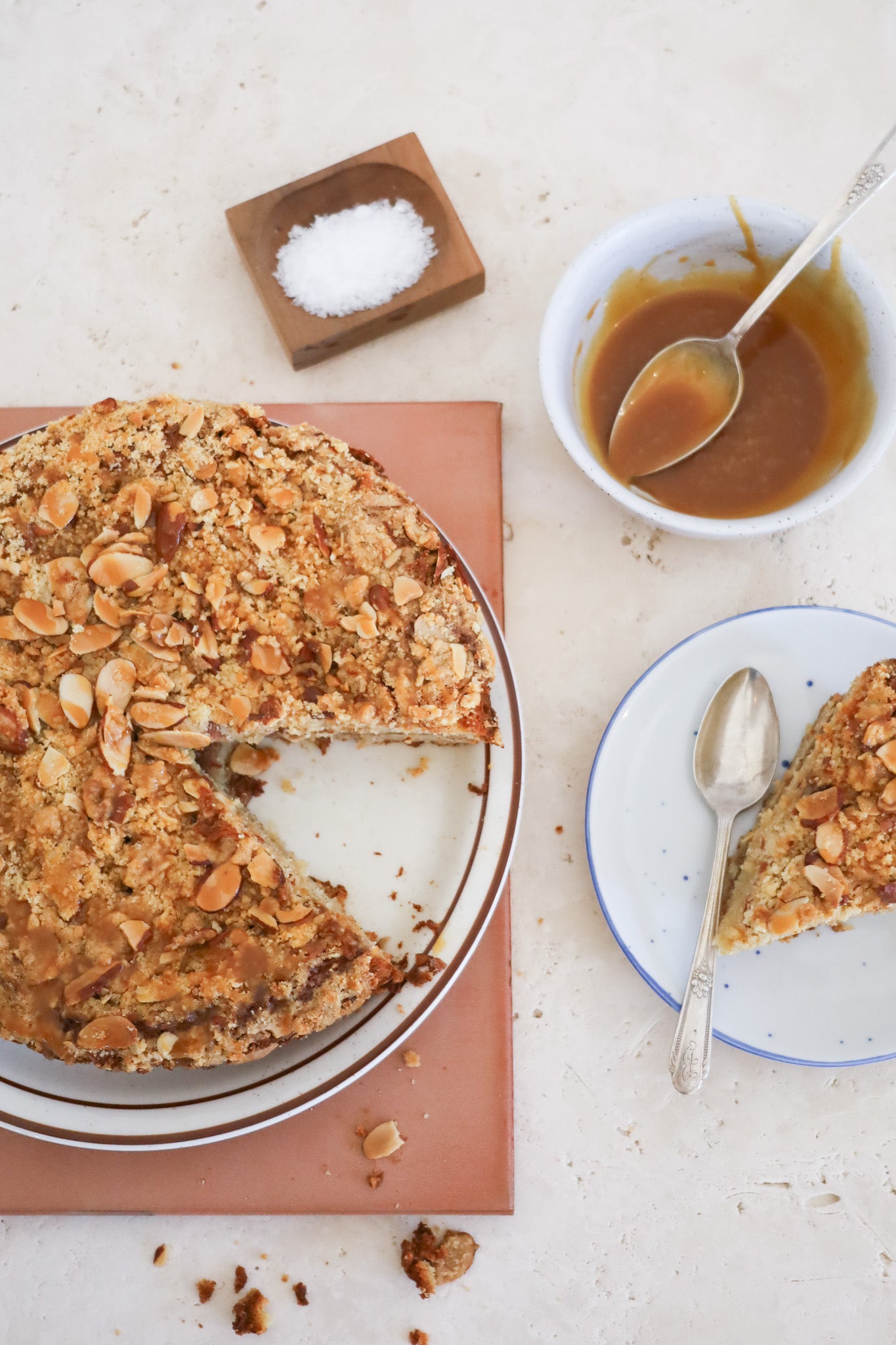 Almond Banana Coffee Cake