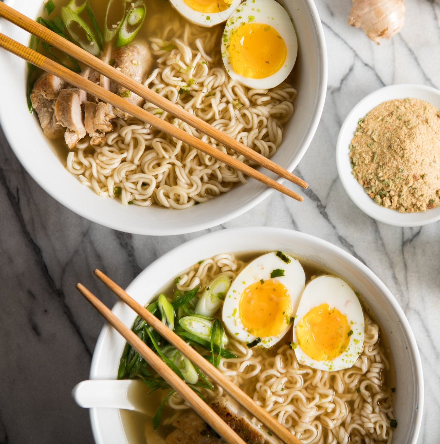 Ramen Two Ways with Ramen Seasoning