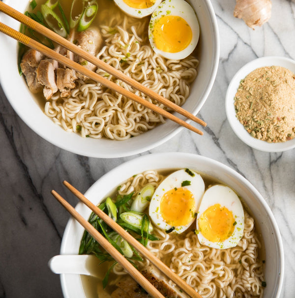 Ramen Two Ways with Ramen Seasoning
