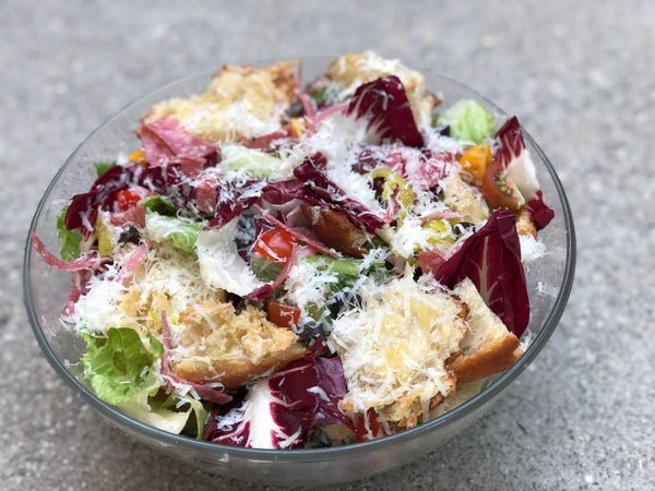 Italian Panzanella Salad with Trapani Fine Sea Salt