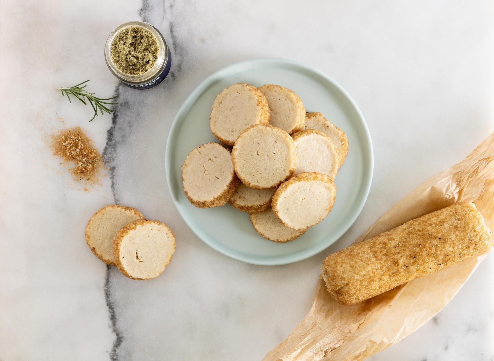 Rosemary Shortbread Cookies