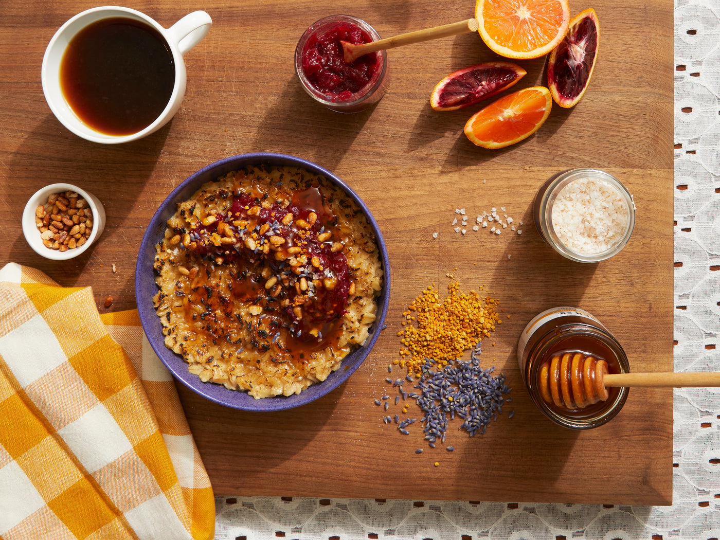 Brûléed Oats with Fancy Toppings