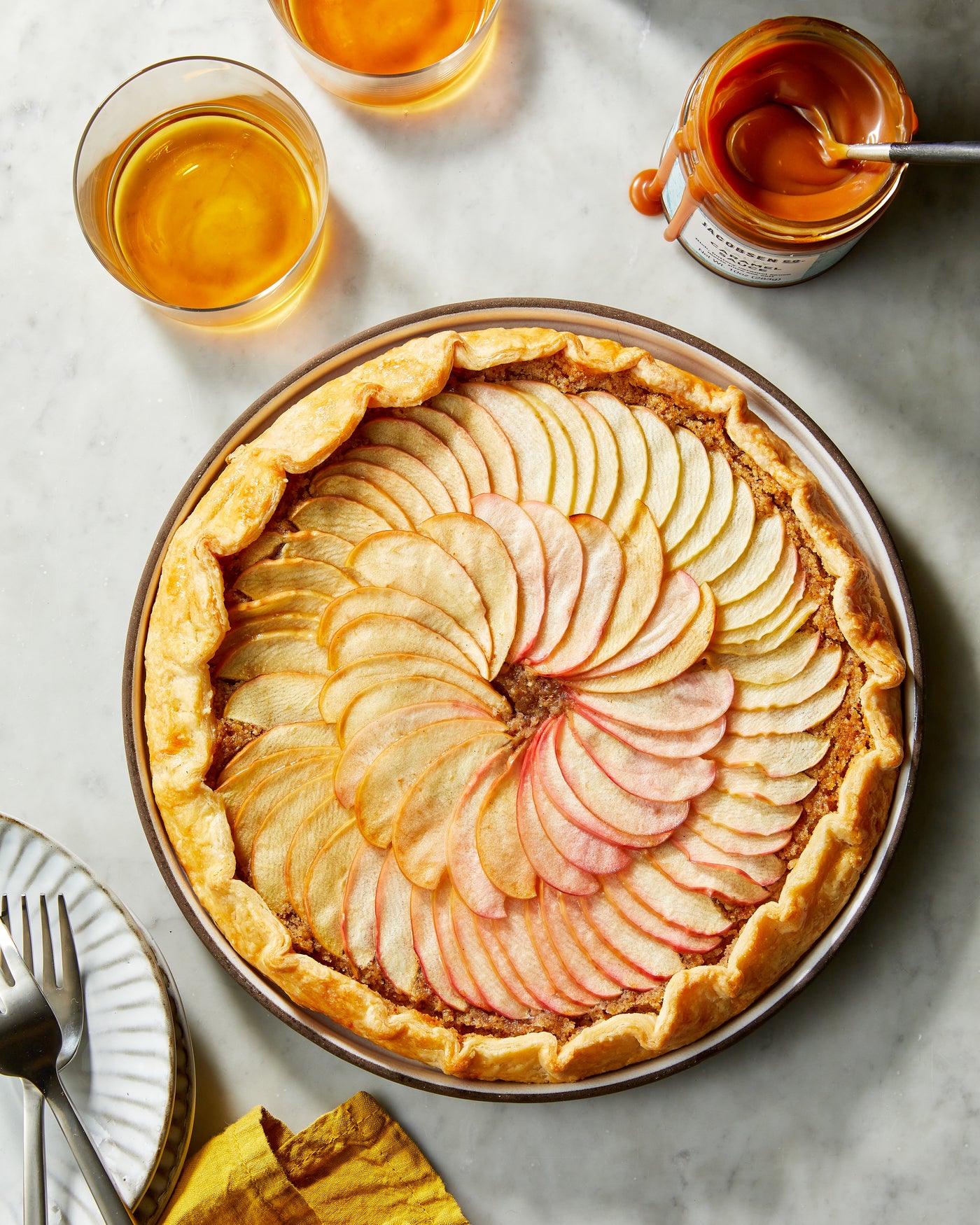 Apple Frangipane Galette