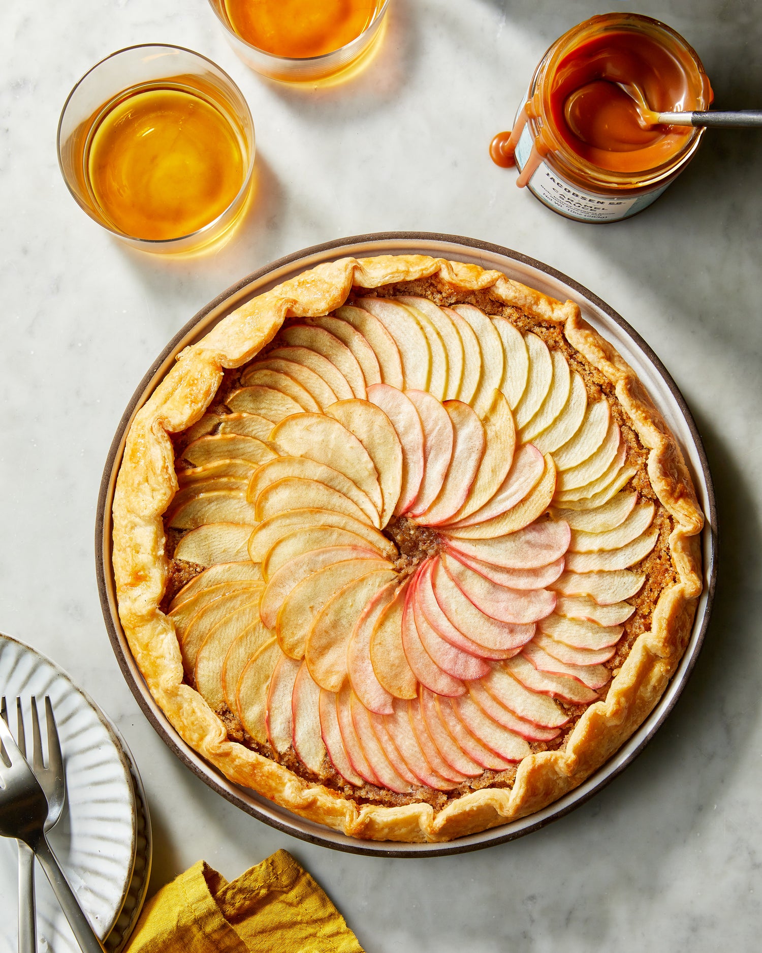 Apple Frangipane Galette