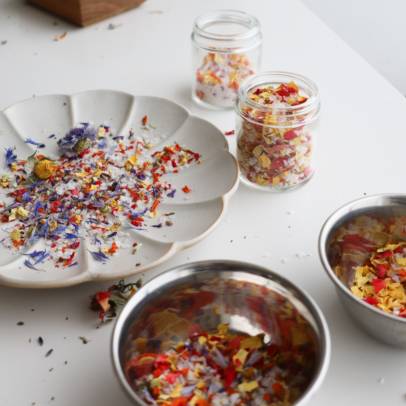 What We're Making: Infused Dried Flower Salt