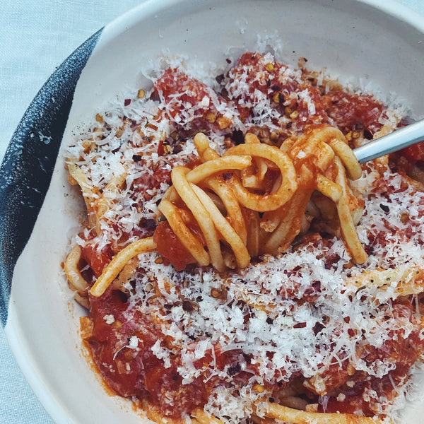 Simple Tomato Anchovy Pasta
