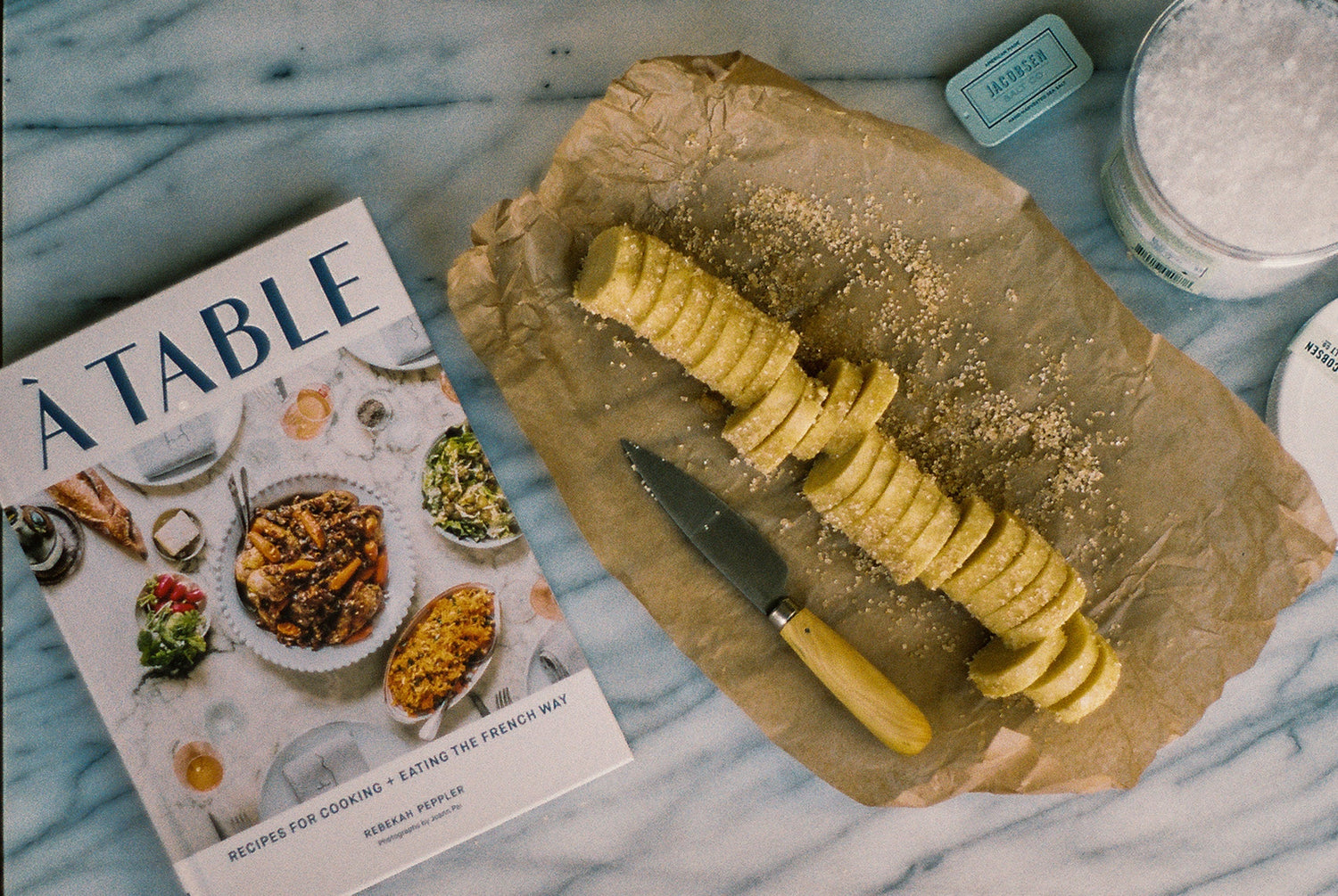 A cookbook titled 