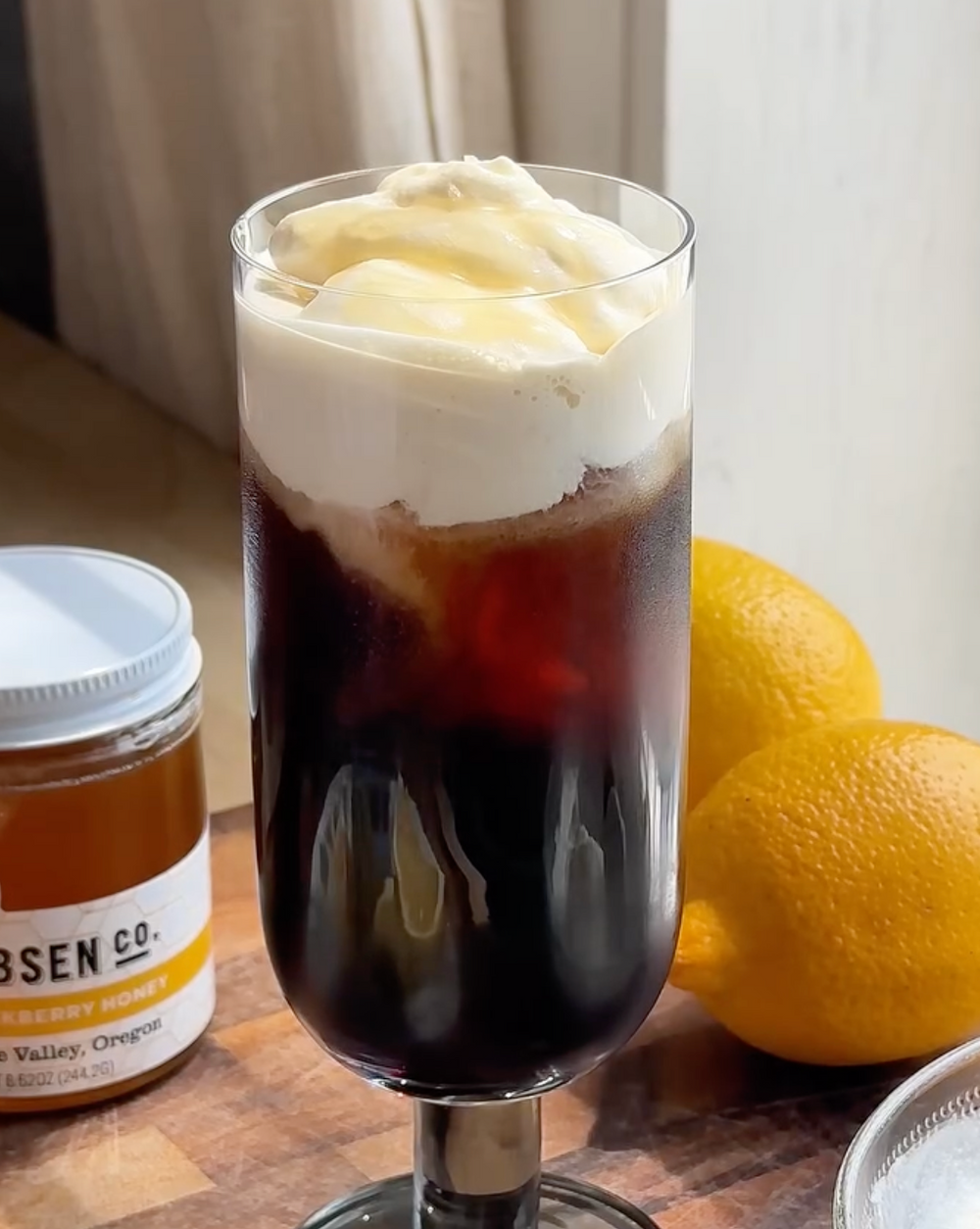 Lemon Salted Cold Foam Cold Brew