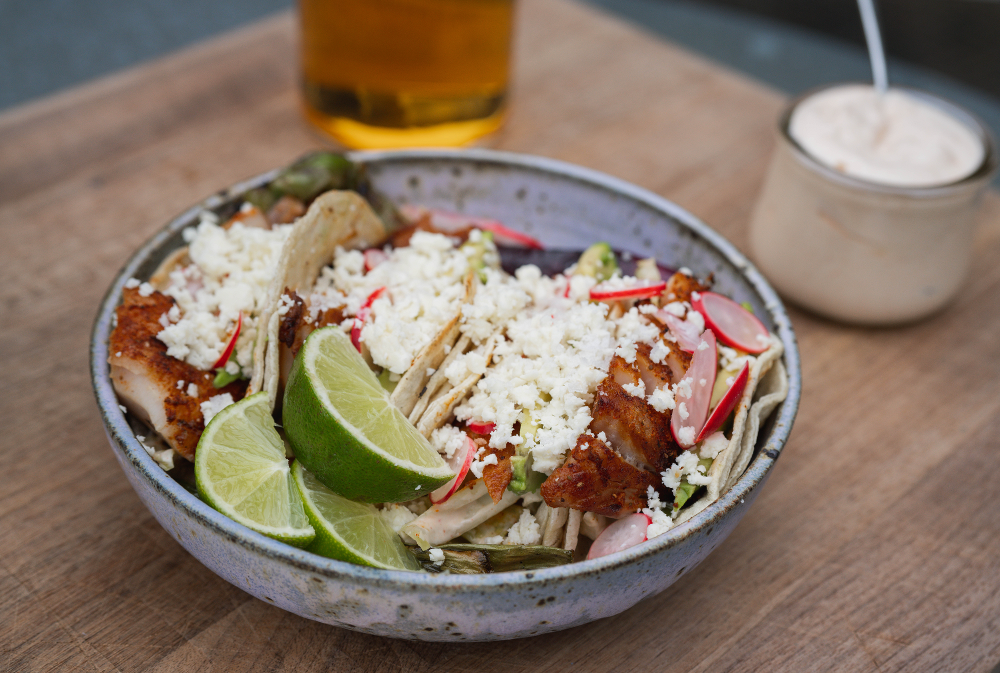 Grilled Fish Tacos with Seafood Seasoning