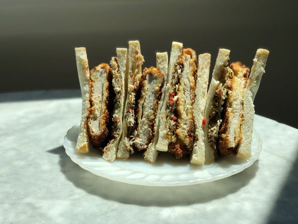 Chicken Katsu Sandwich with Ramen Seasoning