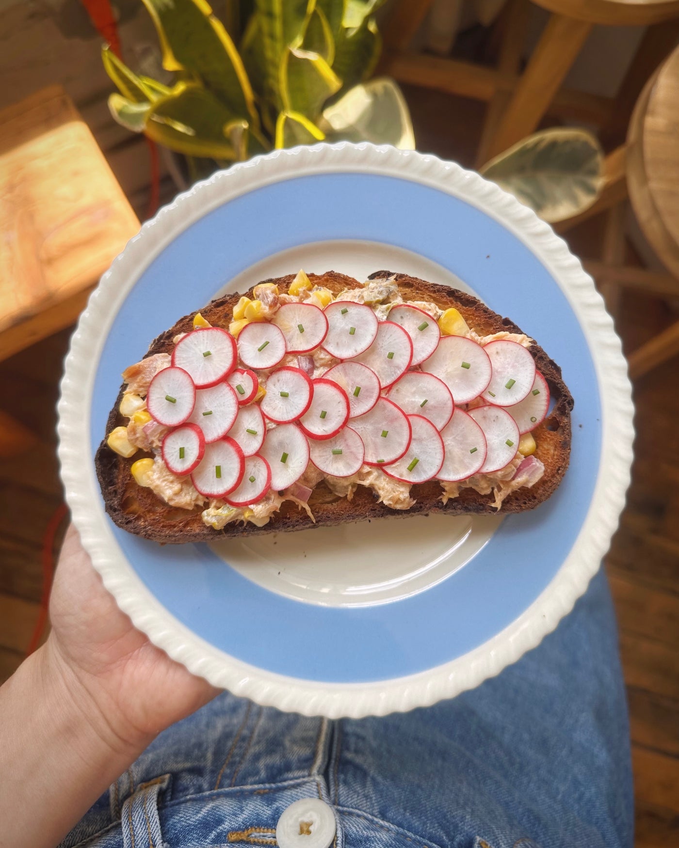 Lemony Smoked Salmon Tartine