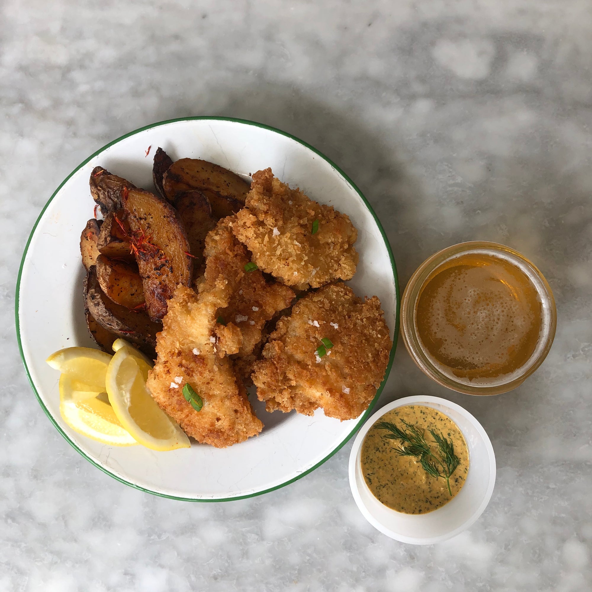 Fried Fish Basket with Tartar Sauce x Seafood Seasoning