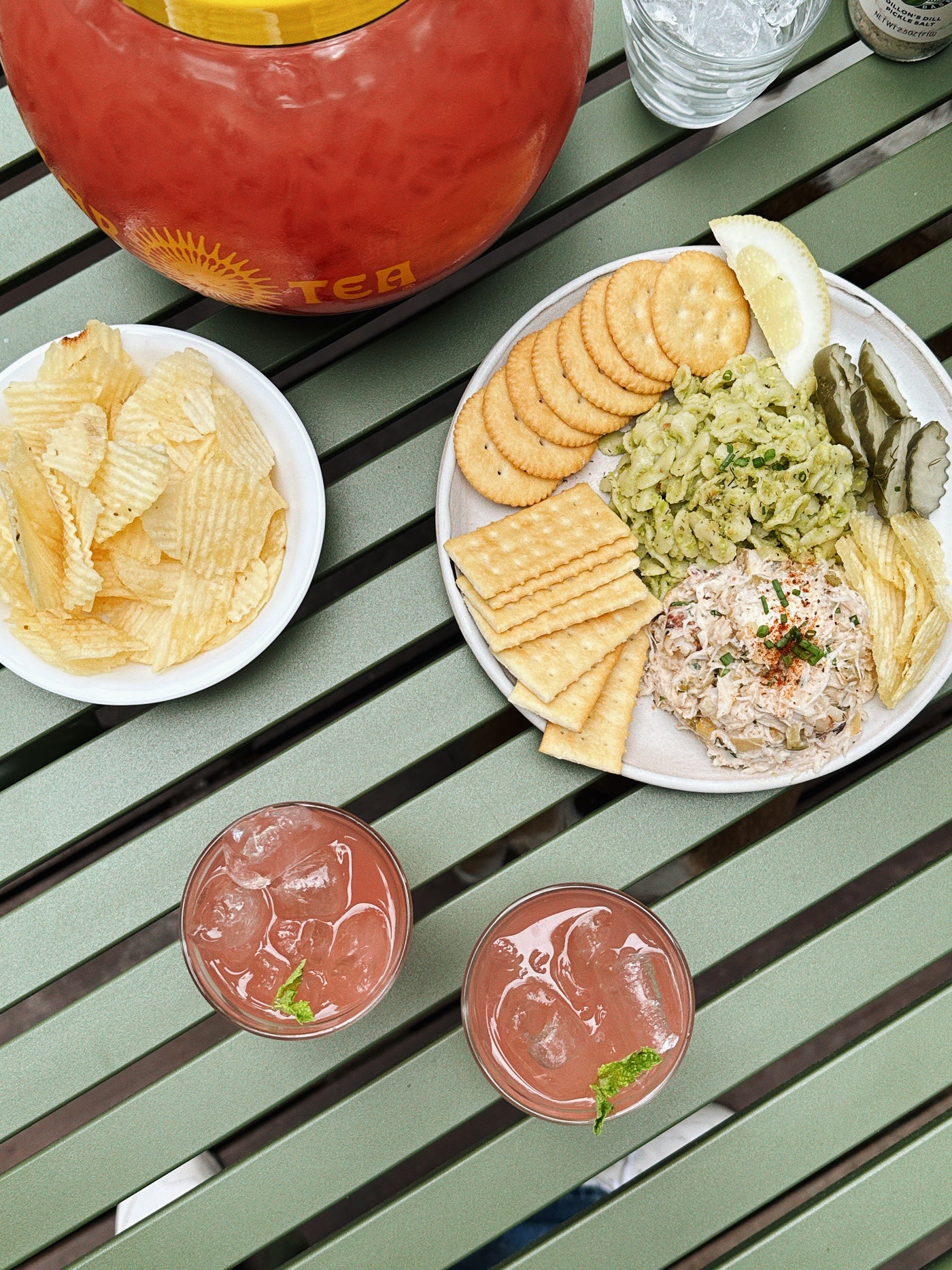 Salted Watermelon Hibiscus Iced Tea