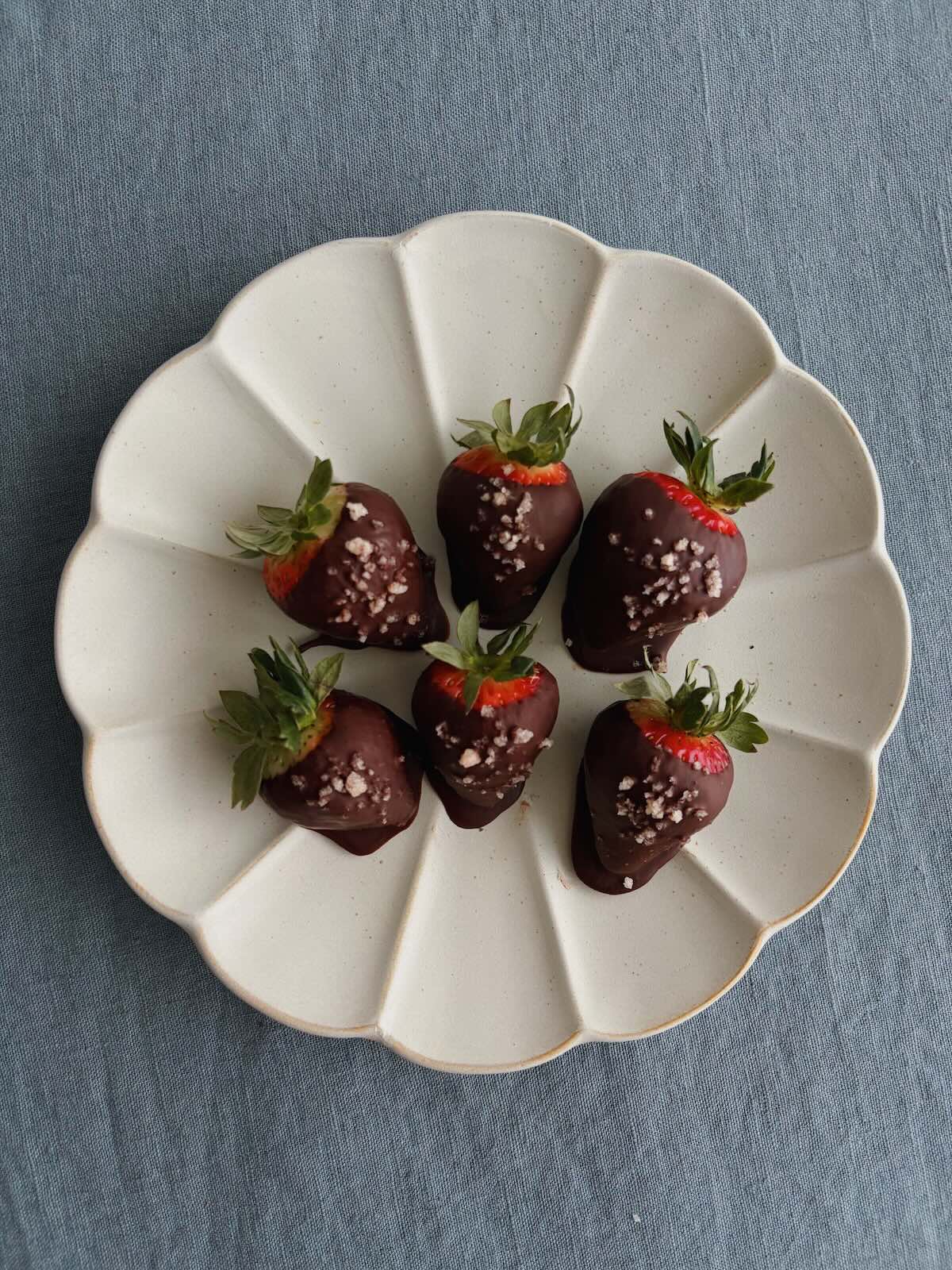 Chocolate-Covered Strawberries with Koyo Berry Salt
