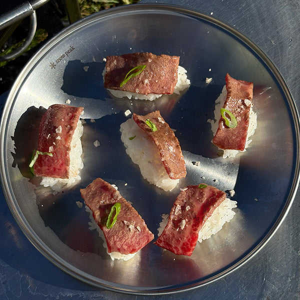 Wagyu Nigiri with Sansho Salt