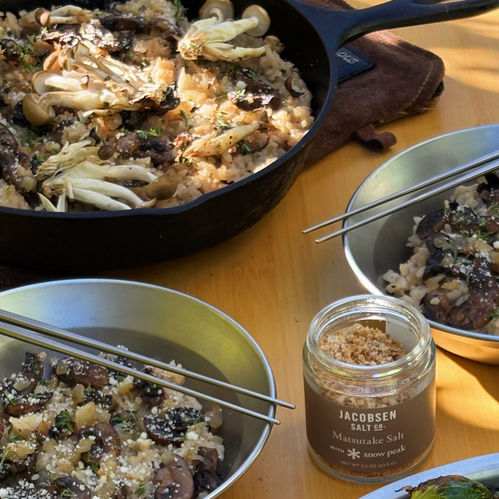 Mushroom Risotto with Matsutake Salt
