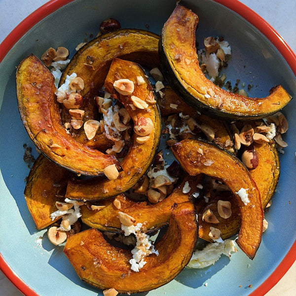 Roasted Kabocha Squash with Vanilla Bean Salt