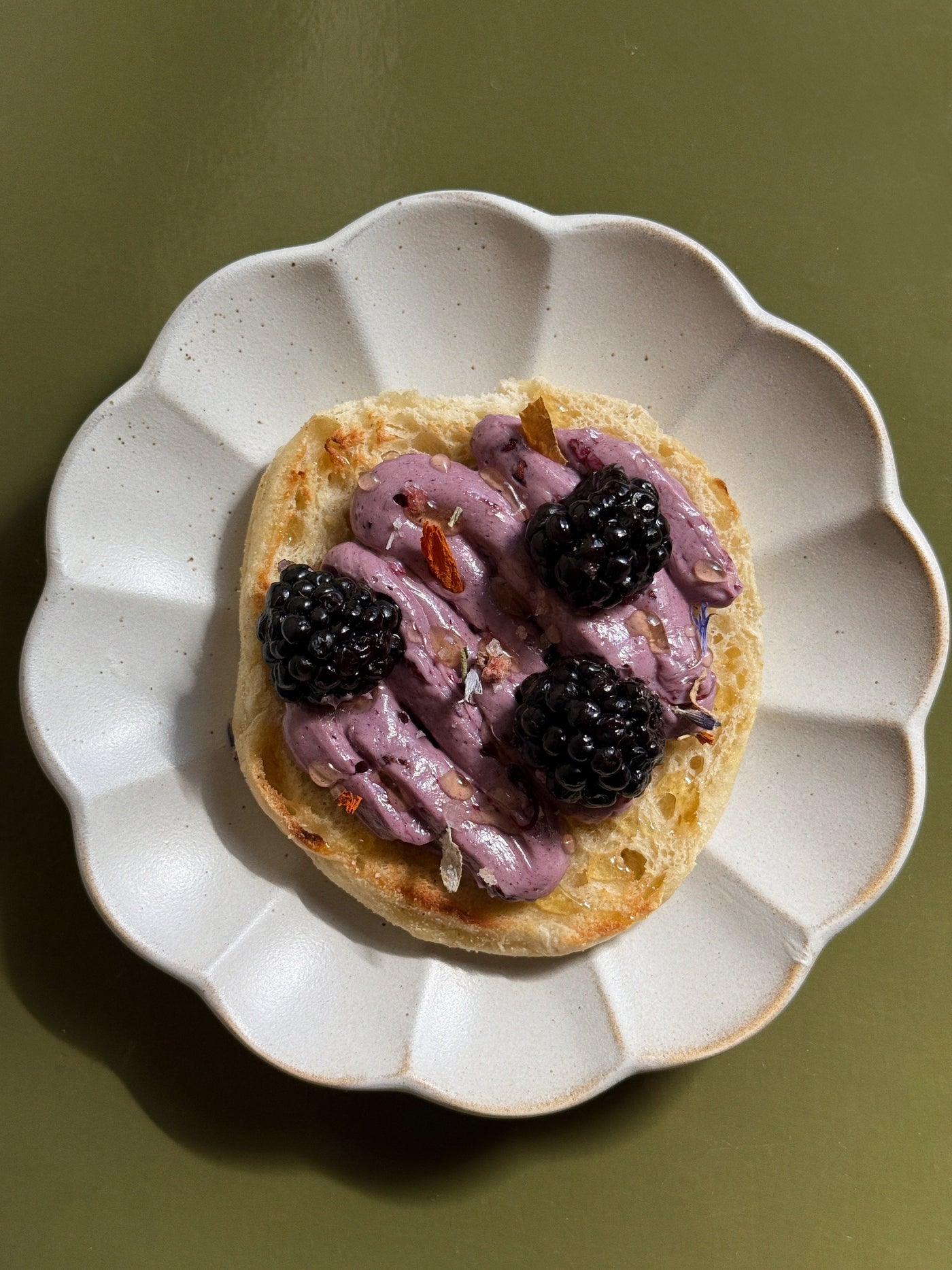 Whipped Berry Butter with Pinot Noir Salt