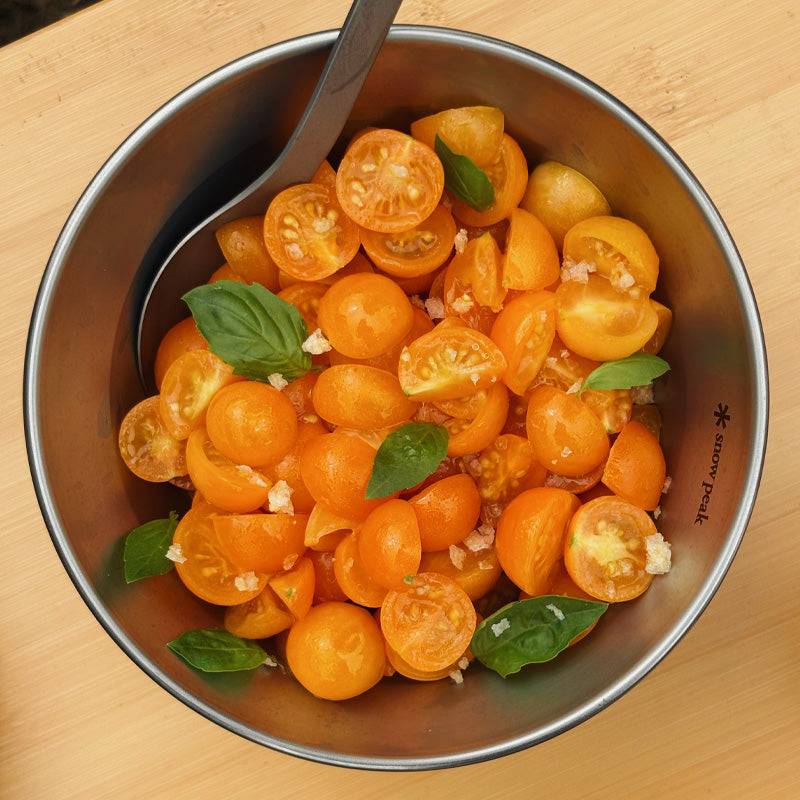 Sungold Tomato Salad with Yuzu Salt