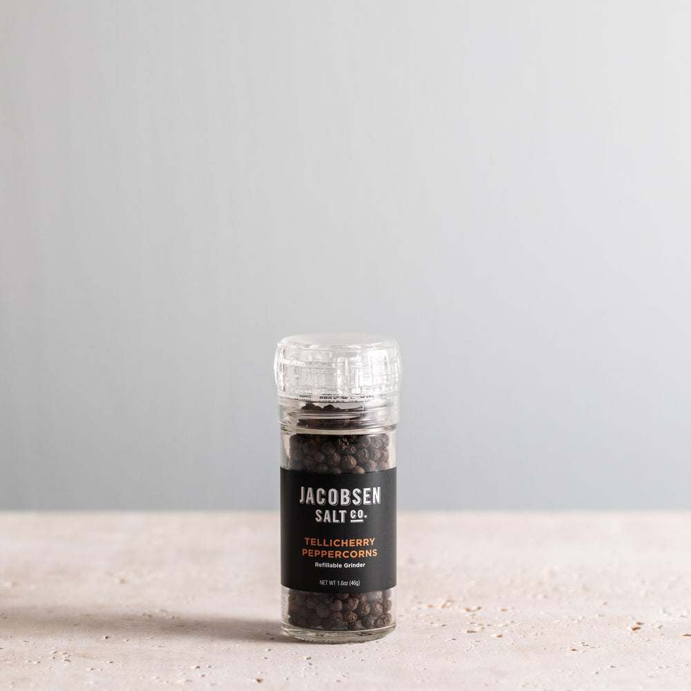 Sourced Tellicherry Peppercorn Grinder