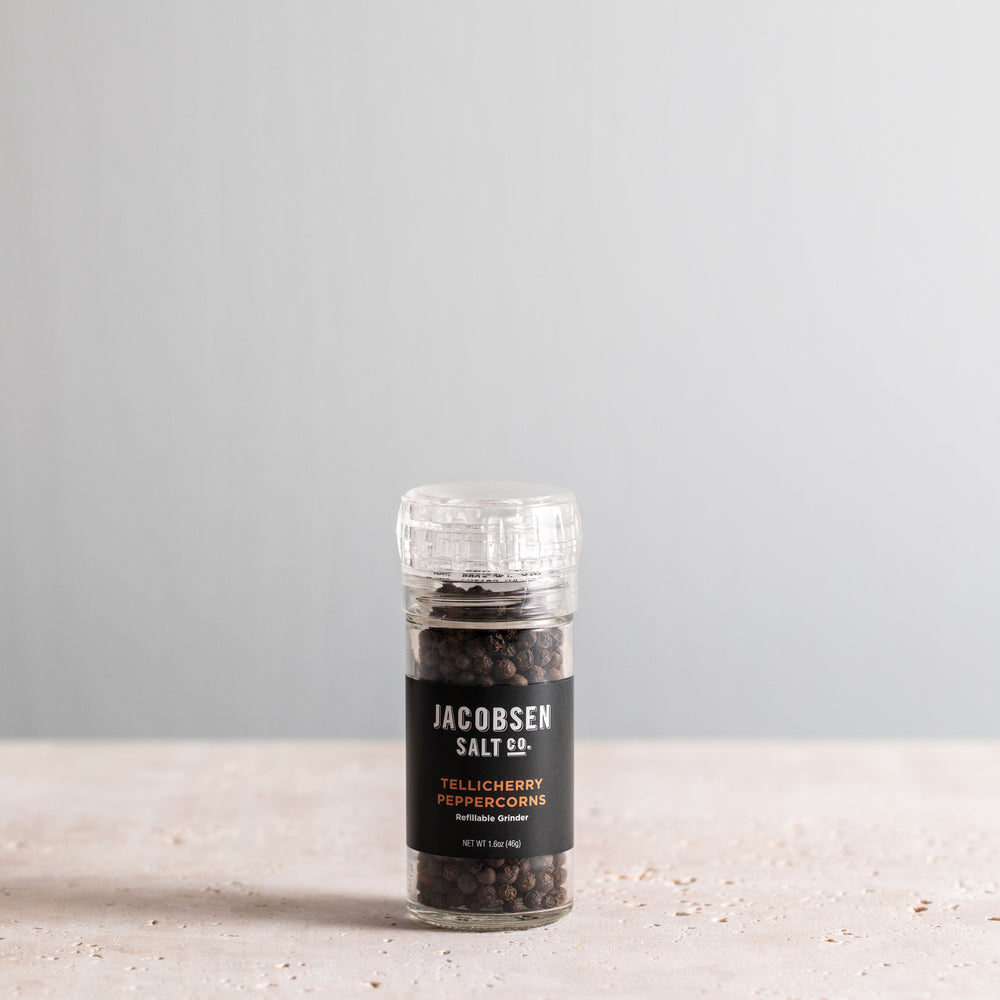 Sourced Tellicherry Peppercorn Grinder – Jacobsen Salt Co.
