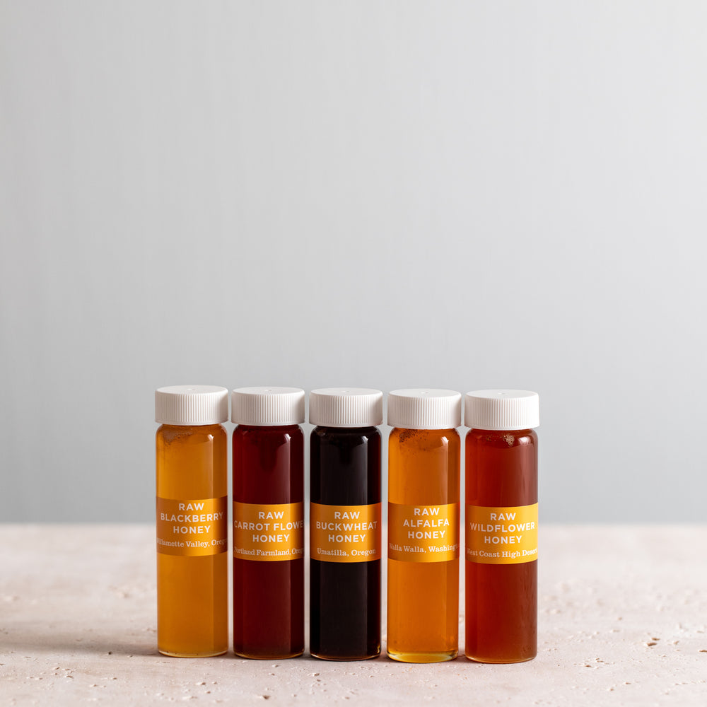 Six Vial Infused Salt Set with Branded Wood Stand – Jacobsen Salt Co.