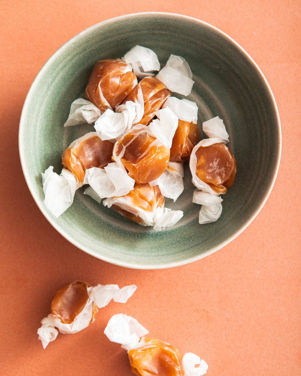 Salty Hazelnut Caramels