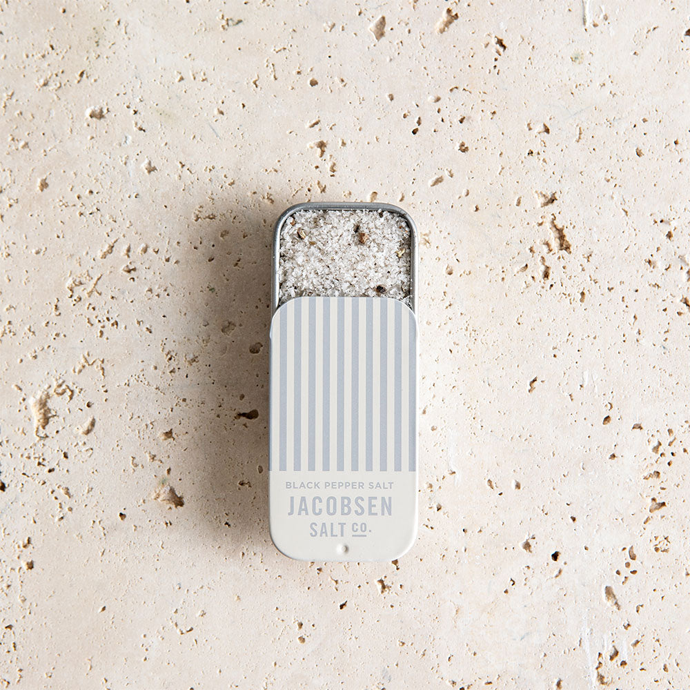 Infused Black Pepper Salt Slide Tin