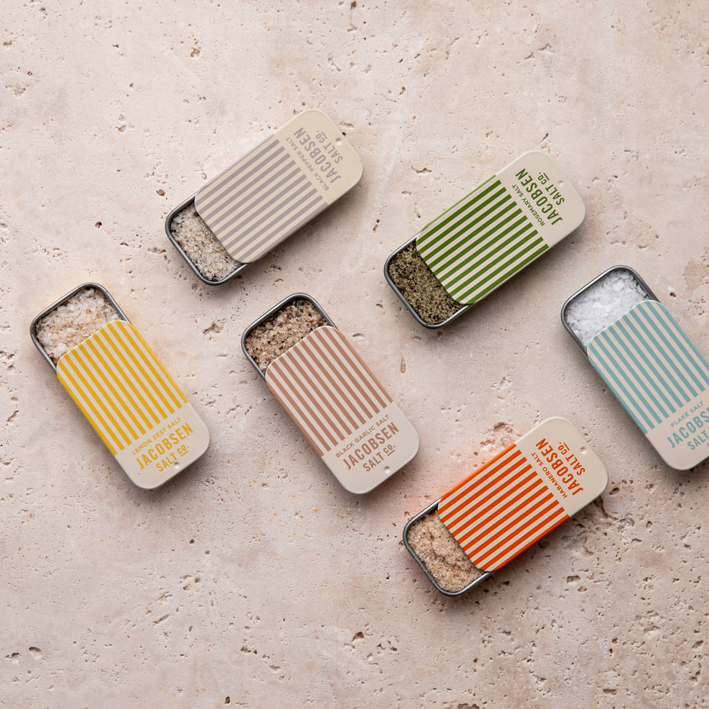 Infused Black Pepper Salt Slide Tin