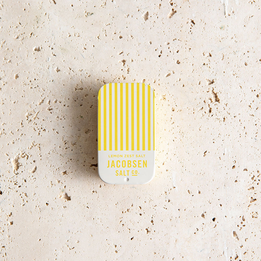 Infused Lemon Zest Salt Slide Tin