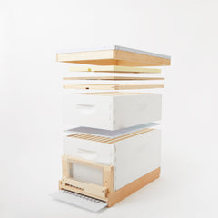 Complete Beehive kit showing layers