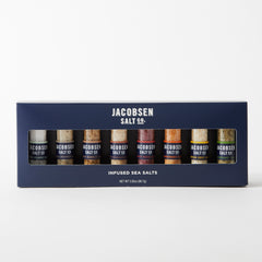 Eight Vial Infused Salt Set packaged