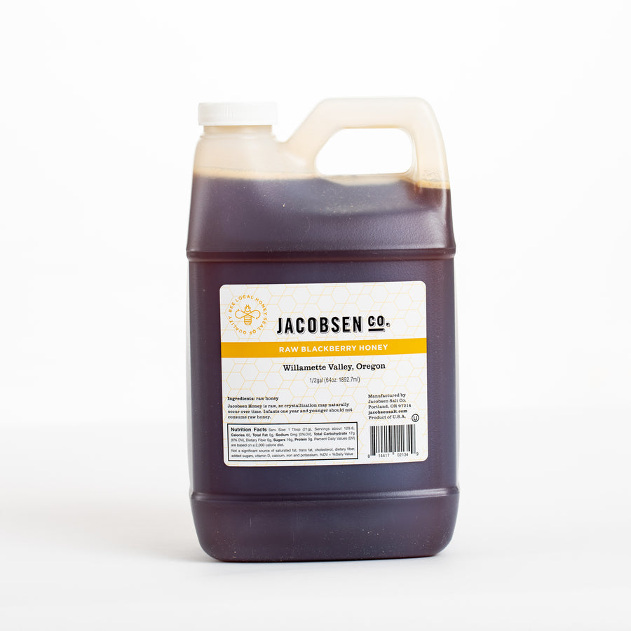 Raw Blackberry Honey 1/2 Gallon – Willamette Valley, Oregon